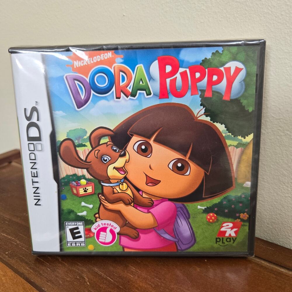 New Sealed 2009 Nintendo DS Dora Puppy Game Rated E